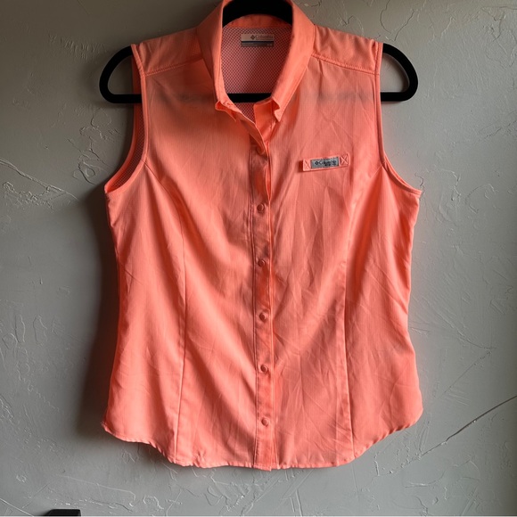 Columbia Tops - Columbia Performance Fishing Gear Lightweight Sleeveless Top UPF 40 Sz M